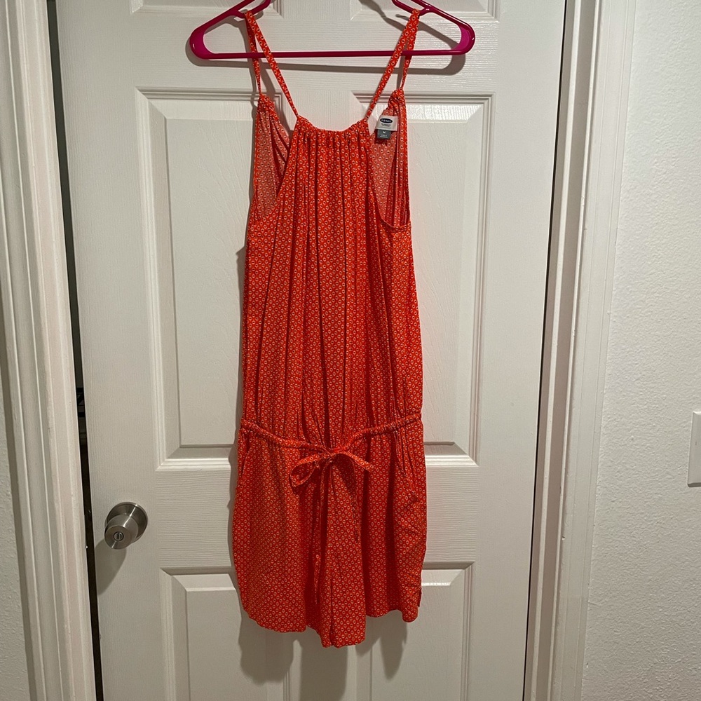 Red romper with pockets! Size M from Old Navy